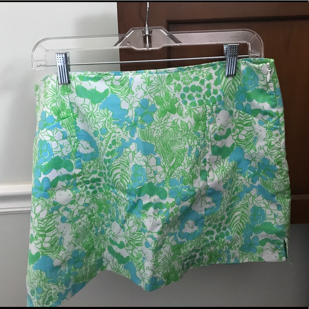 Blue & Green Lilly Pulitzer Skort